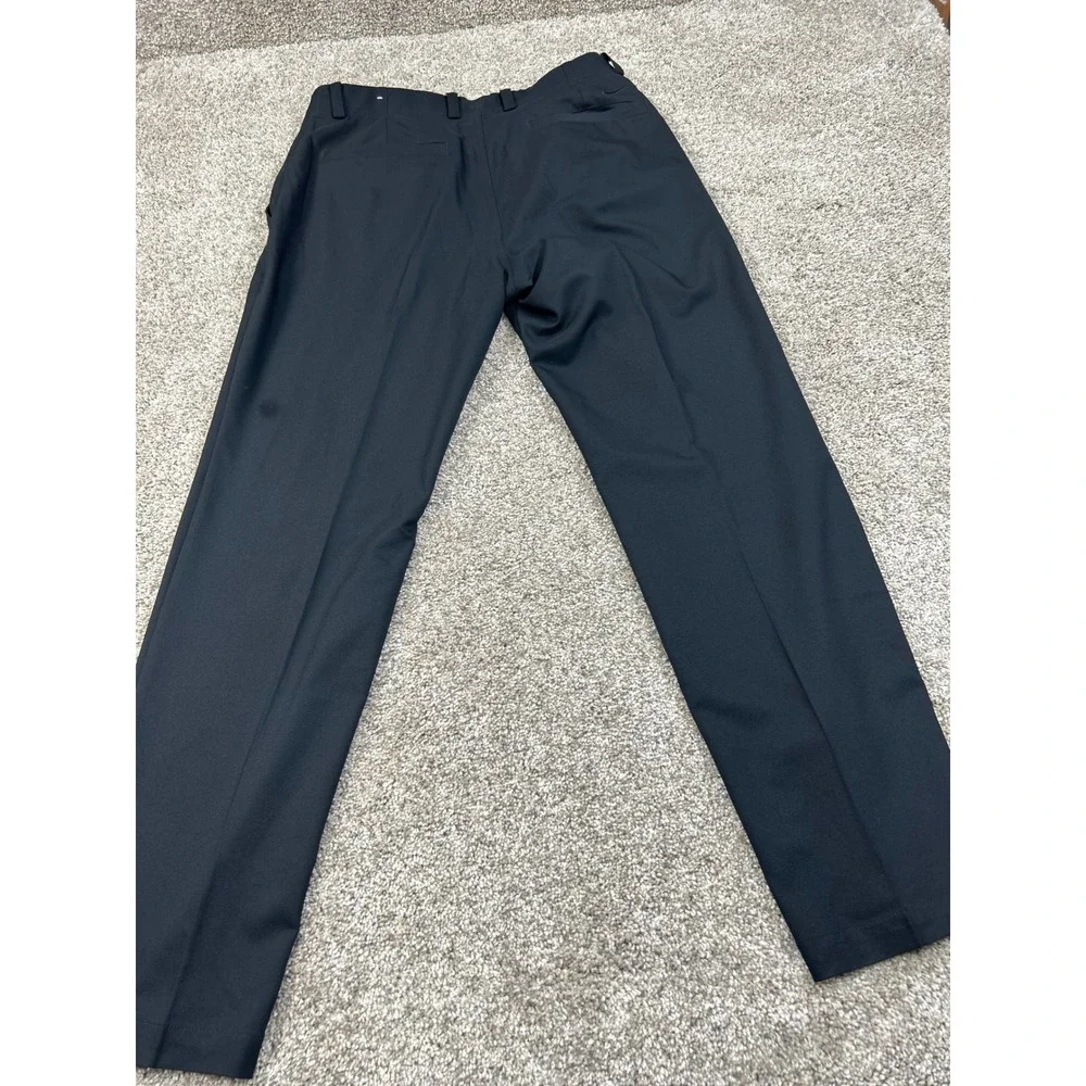 Nike Dri-FIT Mens Golf Pants Black 32x30 Standard Fit Flat Front Trousers #0501
